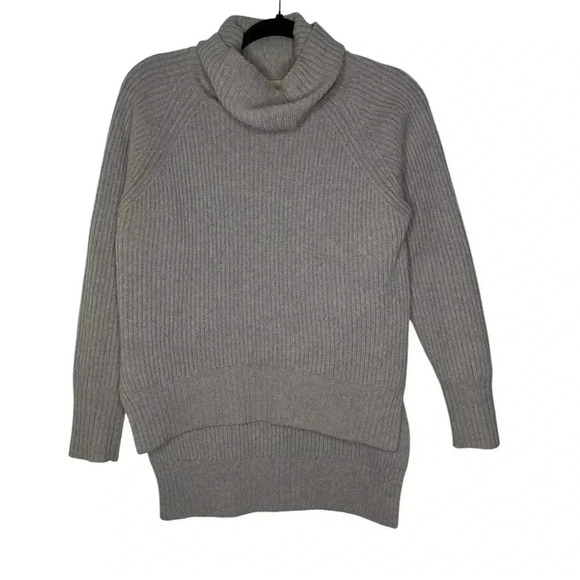 ARITZIA WILFRED FREE Lin Grey Turtleneck Long Sleeve Sweater 100% Wool Size XS - Picture 2 of 7